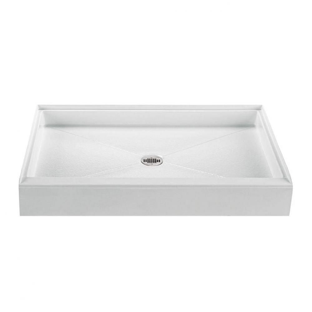 48X36 Basics Shower Base Biscuit Center Drain