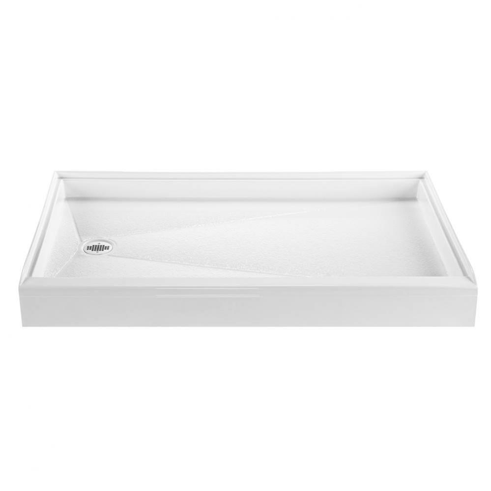 60X32 Basics Shower Base White Right Hand Drain