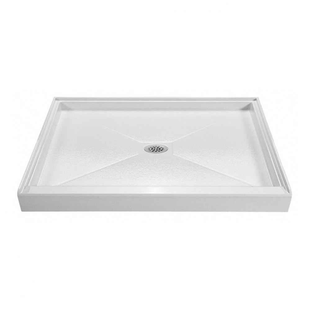 60X48 Basics Shower Base White