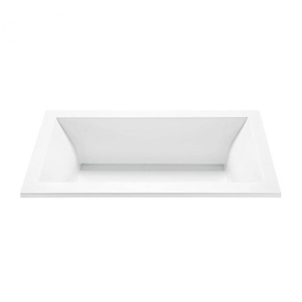 72X42 Basics Rectangular White Soaking Tub - Drop In