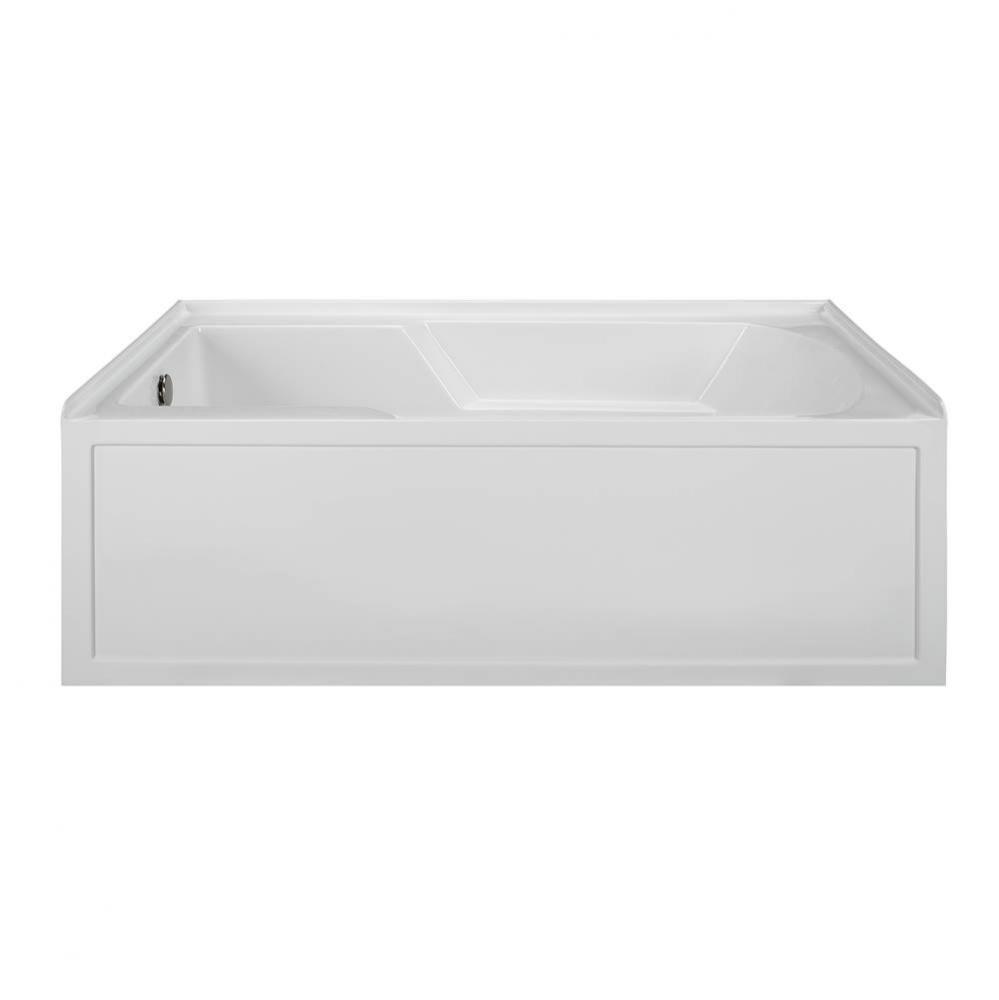 60X36 White Right Hand Drain Integral Skirted Air Bath W/ Integral Tile Flange-Basics