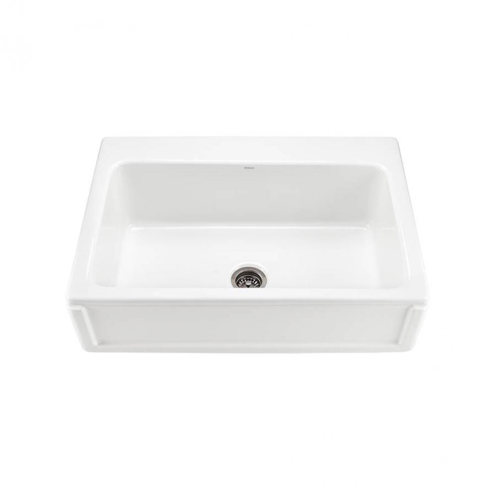 33X22 Other Colors Border Front Single Bowl Basics Farmhouse Sink-Mccoy