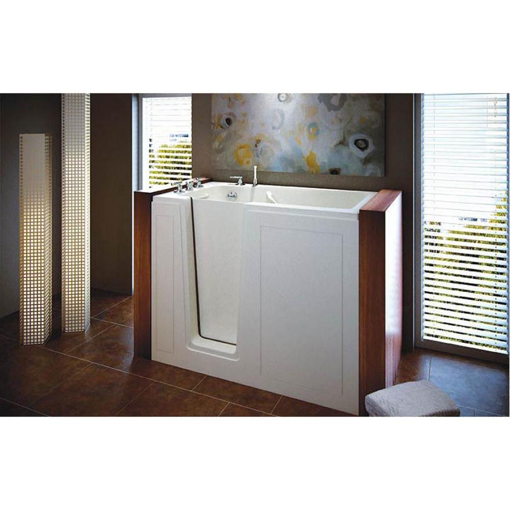 50X30 White Walk-In Combination,Whirlpool/Air Bath No Valves