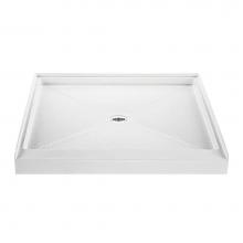 MTI Basics MB3636CD-BI - 36X36 Basics Shower Base Biscuit Center Drain