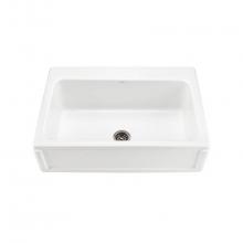 MTI Basics MBKS251GRP1 - BASICS BORDER FRONT SINGLE BOWL 33X22 BLACK