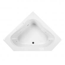MTI Basics MBSOC6060-WH - 60X60 White Corner Soaking Bath-Basics