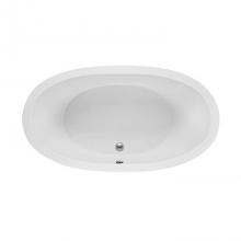 MTI Basics MBSODI6636A-WH - 66X36 White Above Floor Rough Feature Soaking Bath-Basics