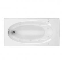 MTI Basics MBWRO7236E-WH - 72X36 White Whirlpool-Basics