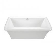 MTI Basics MBSTRFS6636-WH - 66X36 White Freestanding Soaking Tub