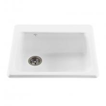 MTI Basics MBKS40-COL - 25X22 Other Colors Single Bowl Basics Sink-Simplicity