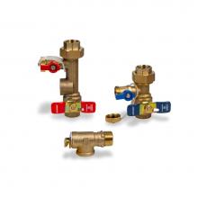 Navien North America 30009323A - Plumb Easy Valve Set 3/4'' with Relief Valve (lead free)