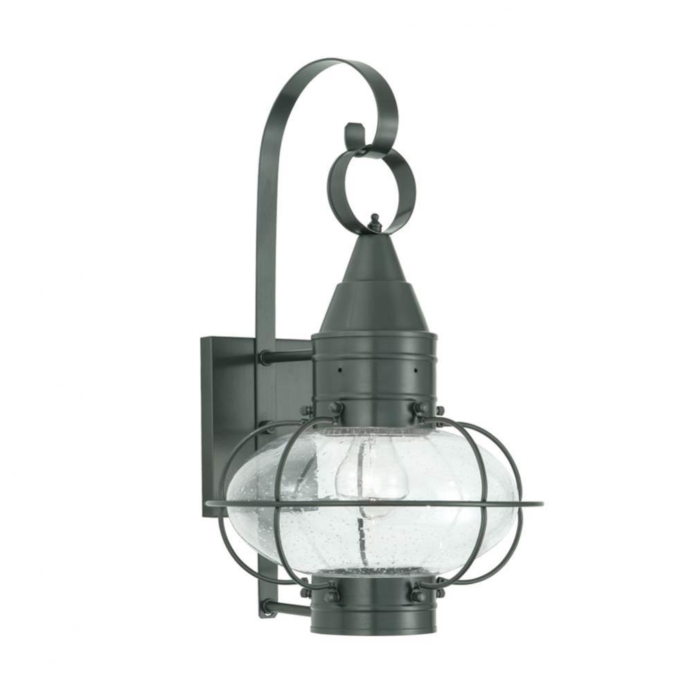 One Light Gray    Wall Lantern