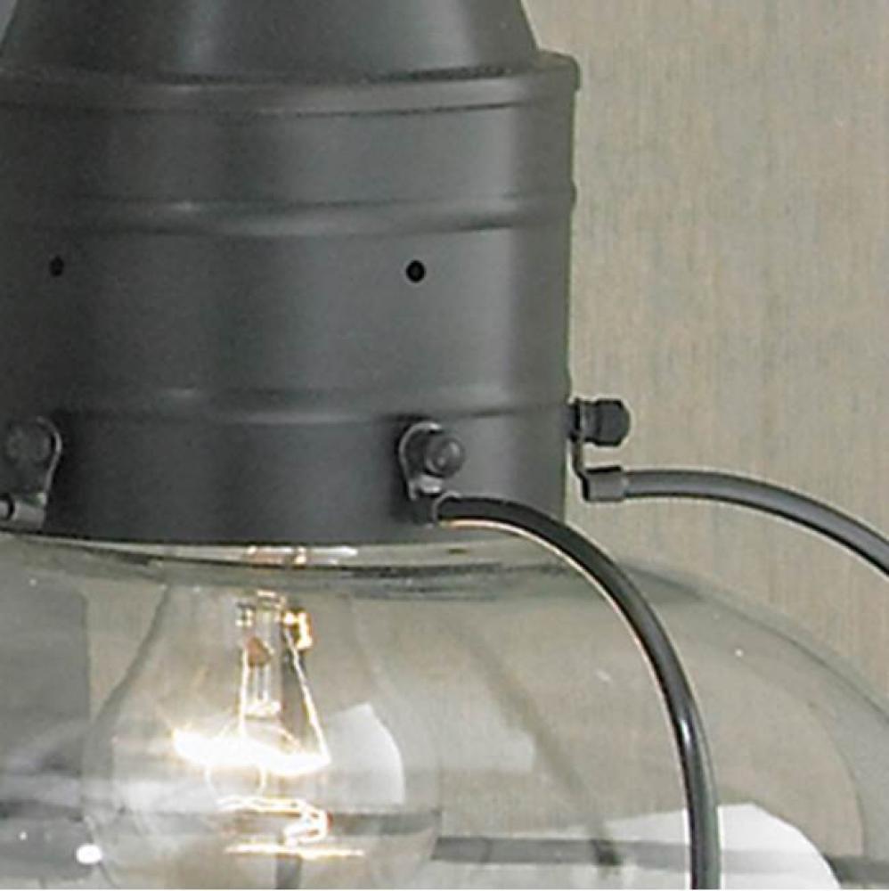 One Light Gray    Hanging Lantern