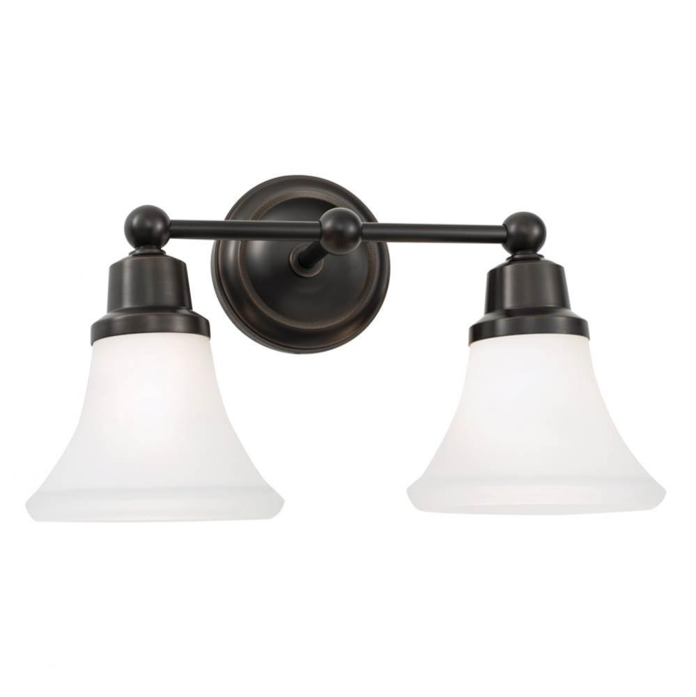 Two Light Bronze Vanity