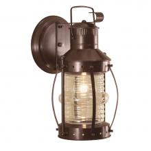 Norwell 1105-BR-CL - One Light Bronze Wall Lantern