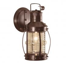 Norwell 1108-BR-CL - One Light Bronze Wall Lantern