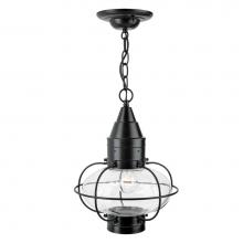 Norwell 1508-BL-CL - One Light Black Hanging Lantern