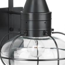 Norwell 1611-BL-CL - One Light Black Post Mount