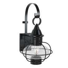Norwell 1612-BL-CL - One Light Black Hanging Lantern
