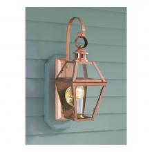 Norwell 2253-CO-CL - One Light Copper Wall Lantern