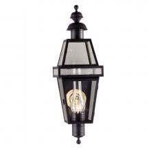 Norwell 2283-BL-CL/SE - One Light Black Wall Lantern