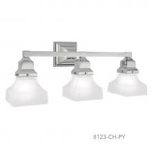 Norwell 8123-CH-PY - Three Light Nickel Vanity