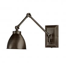 Norwell 8471-AR-MS - One Light Bronze Wall Light