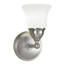 Norwell 8581-BN-BSO - One Light Nickel Bathroom Sconce