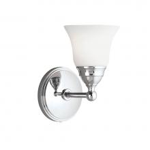 Norwell 8581-CH-BSO - One Light Chrome Bathroom Sconce
