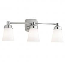 Norwell 8933-CH-SO - Three Light Chrome Vanity