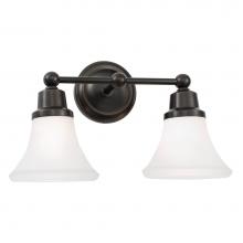 Norwell 8952-OB-FL - Two Light Bronze Vanity