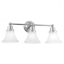 Norwell 8953-PN-FL - Three Light Nickel Vanity