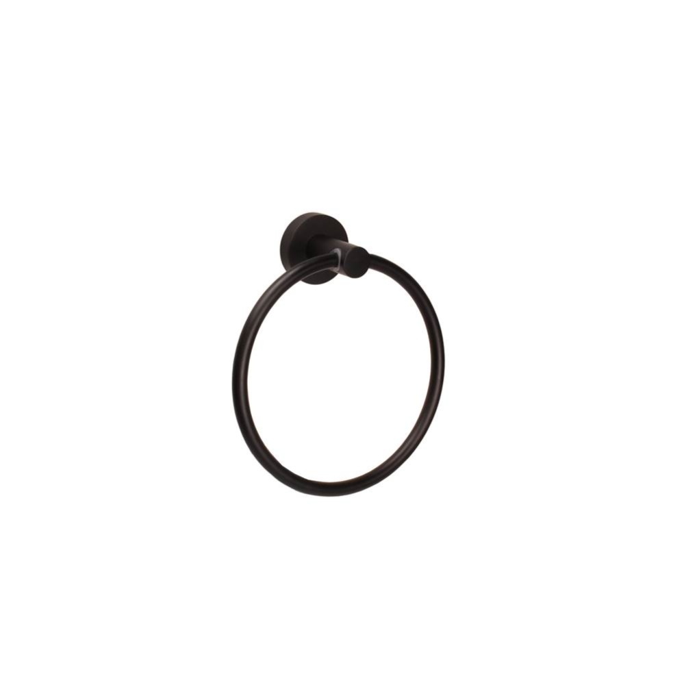 SOLANO METAL O-TOWEL RING BL