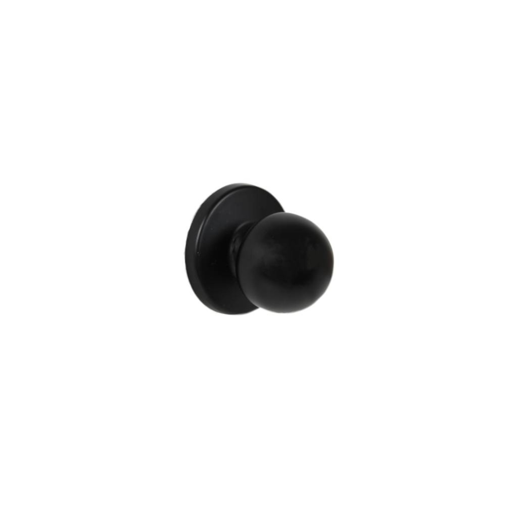 1-1/4 Inch BIFOLD KNOB W/PLATE BL