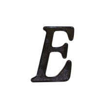 Pamex DD07-40EBL - 4 Inch ZINC HOUSE LETTER #E BL