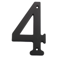 Pamex DD07-4S4OB - 4 Inch HD HOUSE NUMBER #4 OB