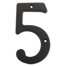 Pamex DD07-4S5OB - 4 Inch HD HOUSE NUMBER #5 OB