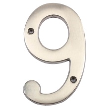 Pamex DD07-4S9SN - 4 Inch HD HOUSE NUMBER #9 SN