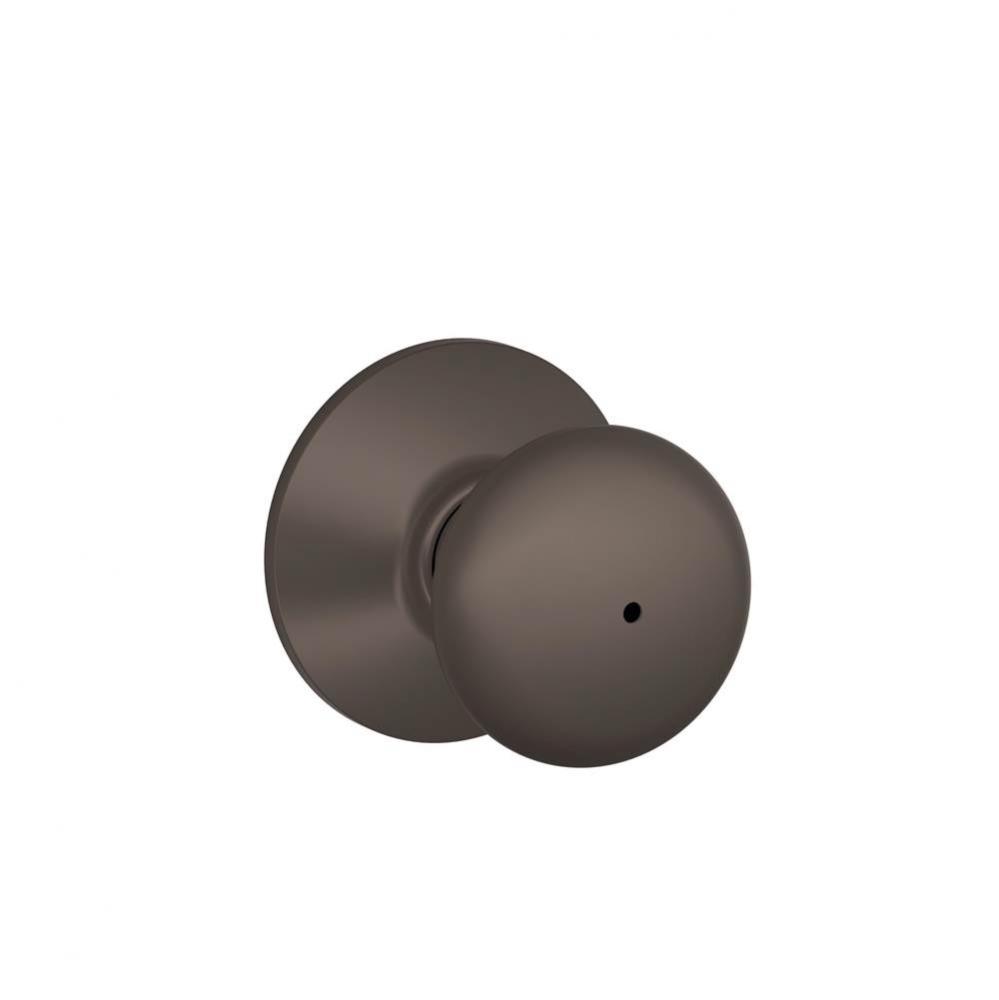 Plymouth Knob Bed and Bath Lock in Oil Rubbed Bronze