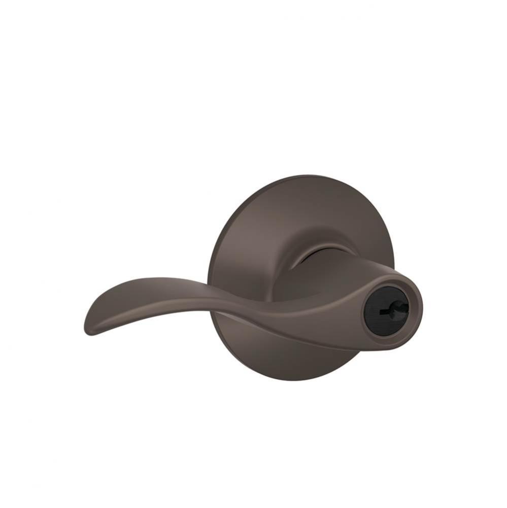 Accent Lever Keyed Entry Lock in Oil Rubbed Bronze