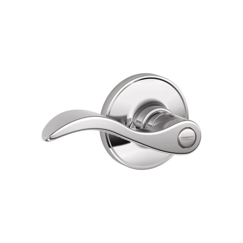 Seville Lever Bed and Bath Lock in Bright Chrome
