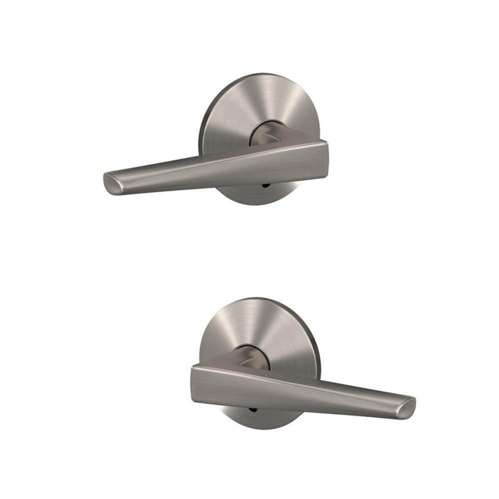 Custom Eller Non-Turning Lever with Kinsler Trim in Satin Nickel