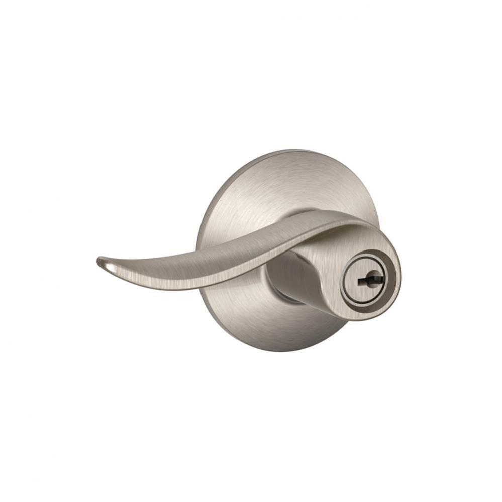 Sacramento Lever Keyed Entry Lock in Satin Nickel