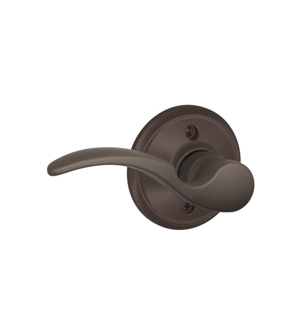 St. Annes Lever Non-Turning Lock in Oil Rubbed Bronze - Left Handed