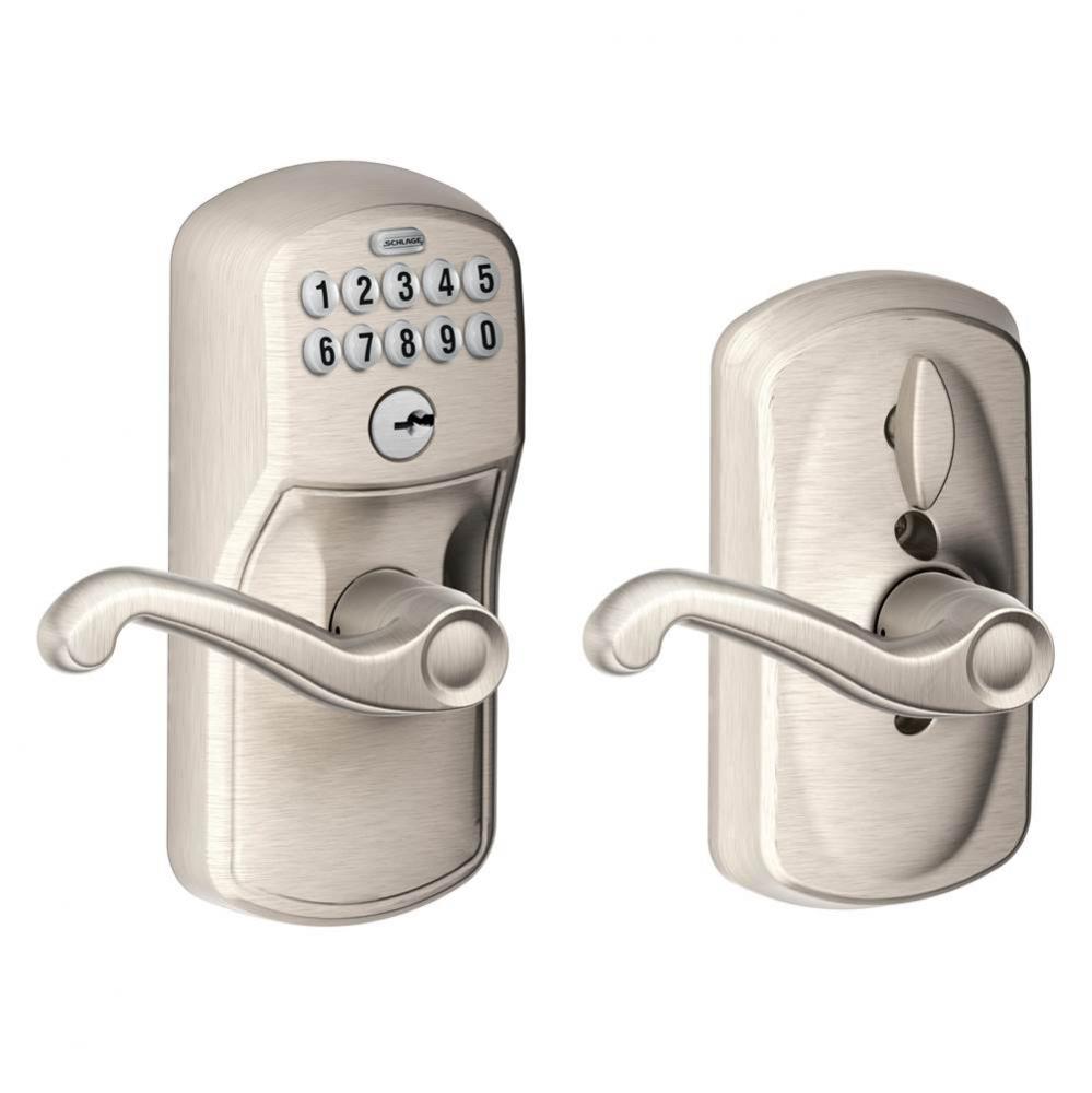 Flair Keypad Lever with Flex-Lock with Plymouth Trim