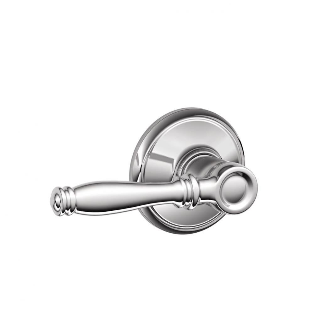 Birmingham Lever Hall and Closet Lock in Bright Chrome