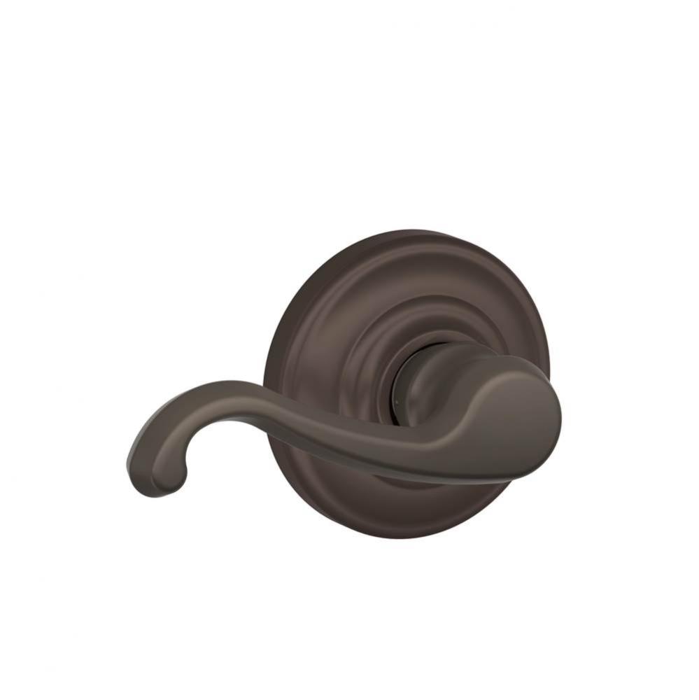 Callington Lever with Andover Trim Non-Turning Lock in Oil Rubbed Bronze - Left Handed