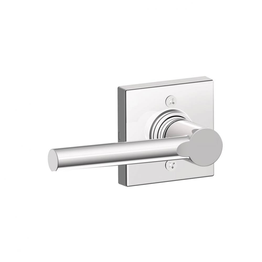 Broadway Single Non-Turning Lever with Collins Trim in Bright Chrome