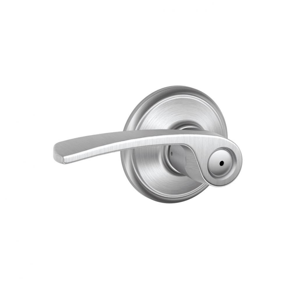 Merano Lever Bed and Bath Lock in Satin Chrome