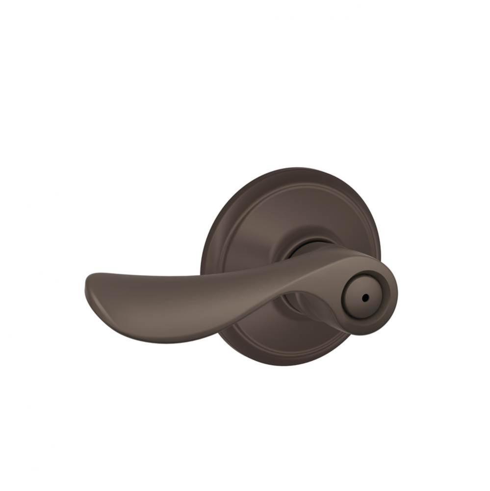 Champagne Lever Bed and Bath Lock in Oil Rubbed Bronze